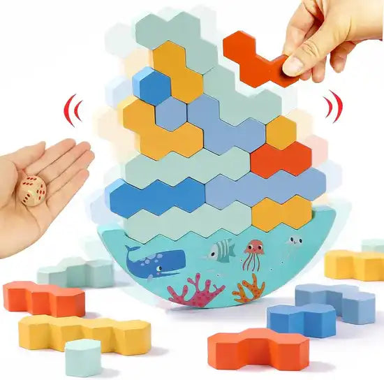Jenga Wooden Balancing Toy for Kids – Educational Block Game