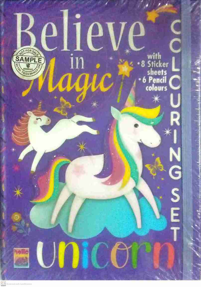 Believe in Magic Unicorn Colouring Set – BOOKS ALERT
