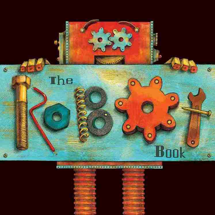 Book cover with mechanical design elements and text 'The Book of 8'.