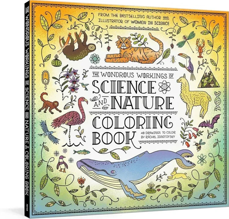 The Wondrous Workings of Science and Nature Coloring Book by Books Alert