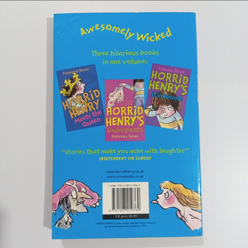 A Giant Slice of Horried Henry 3 Books in 1 (Preloved)