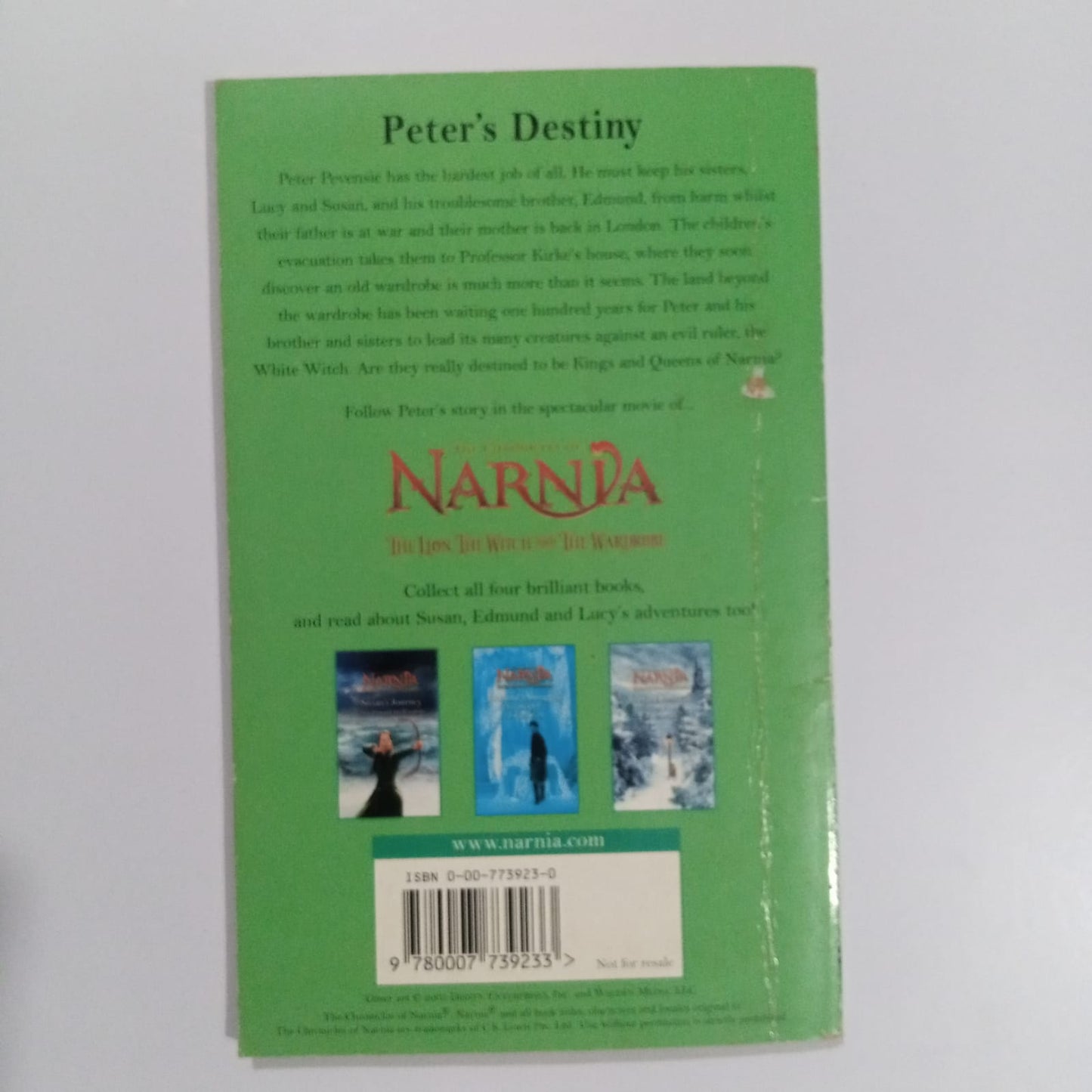 Narnia - Peter's Destiny The Battle for Narnia (Preloved)