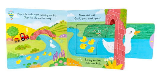 Five Little Ducks (Slide Board Book)