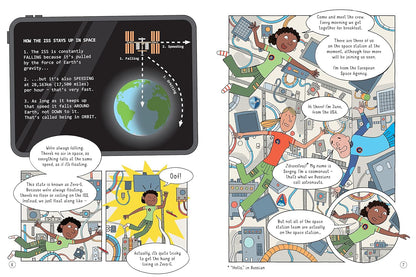 Usborne 24 Hours In Space (Paperback Preloved)