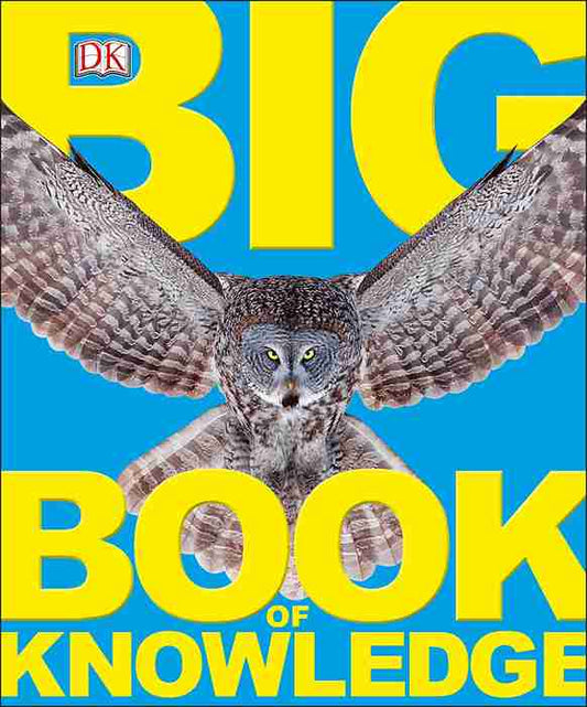 Book cover of 'Big Book of Knowledge' with an owl and blue background