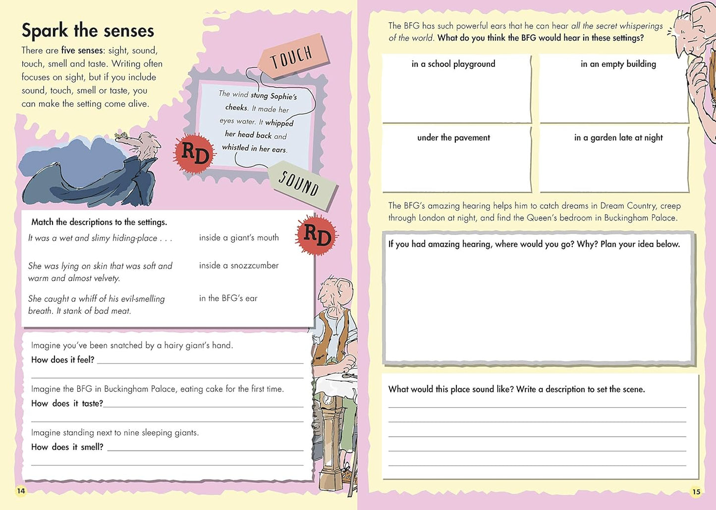 Creative Writing with The BFG - Kids Writing Guide by Roald Dahl