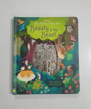 Peep-Inside-a-Fairy-Tale-Beauty-and-the-Beast-Usborne-Childrens-Book
