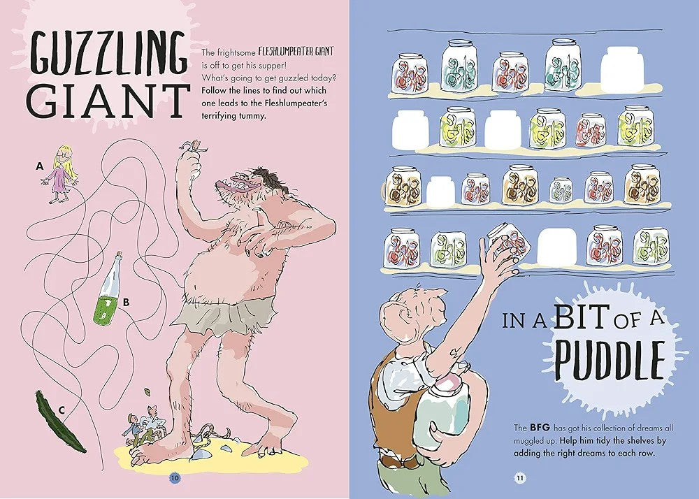 The BFG's Gloriumptious Sticker Activity Book