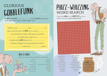 The BFG's Gloriumptious Sticker Activity Book For Activity Book by Roald Dahl by Books alert