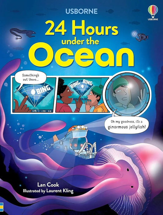 Usborne 24 Hours under the Ocean (Hardcover)