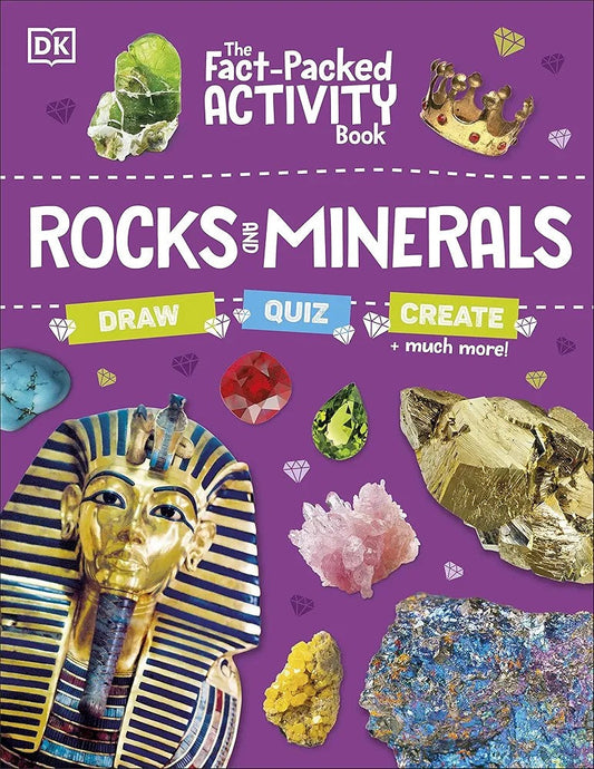 The Fact-Packed Activity Book ROCKS AND MINERALS Draw-Quiz-Create (Paperback)