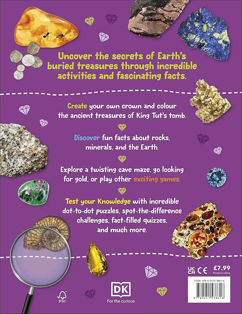 The Fact-Packed Activity Book ROCKS AND MINERALS Draw-Quiz-Create (Paperback)