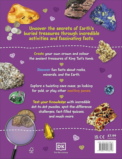 The Fact-Packed Activity Book ROCKS AND MINERALS Draw-Quiz-Create (Paperback)