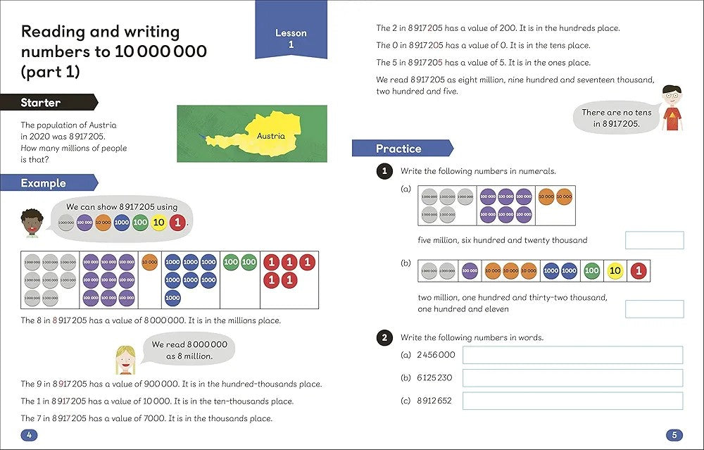 Maths ― No Problem! Numbers to 10 Million, Ages 10-11 (Master Maths at Home)
