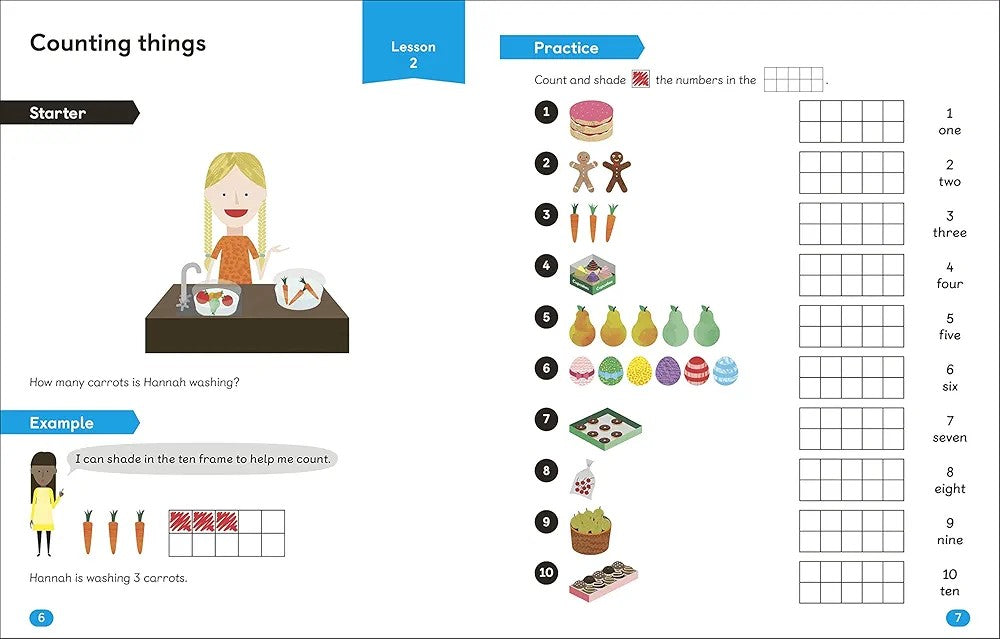 Maths ― No Problem! Numbers to 10, Ages 4-6 (Master Maths at Home)