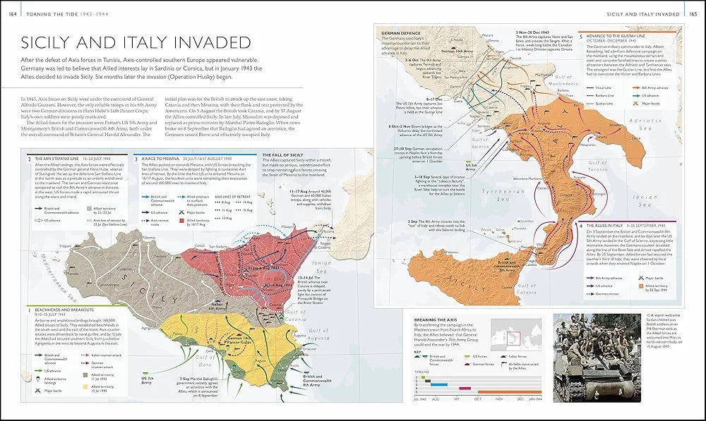 Smithsonian World War II Map By Map (Paper Cover)