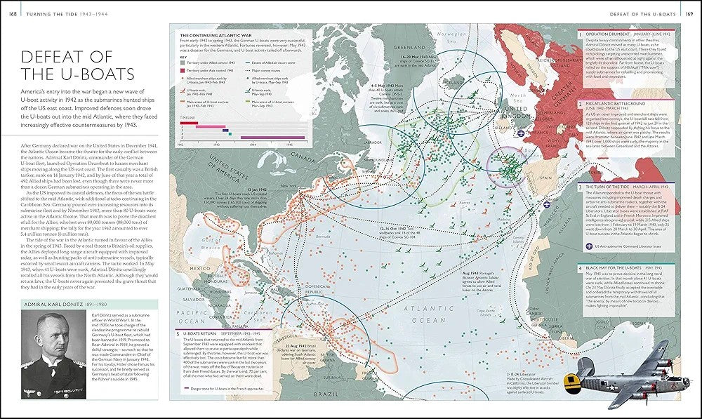Smithsonian World War II Map By Map (Paper Cover)