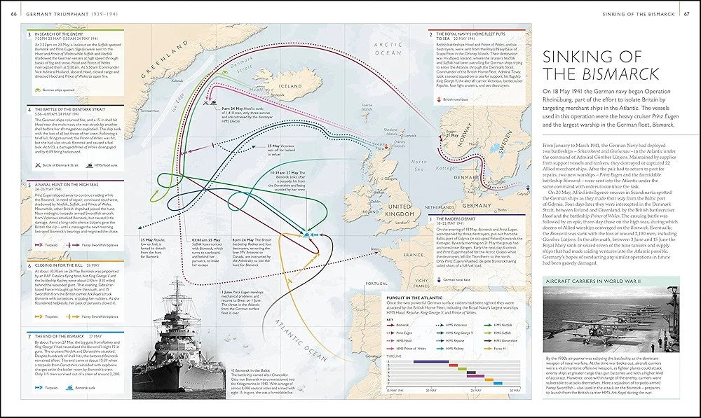 Smithsonian World War II Map By Map (Paper Cover)