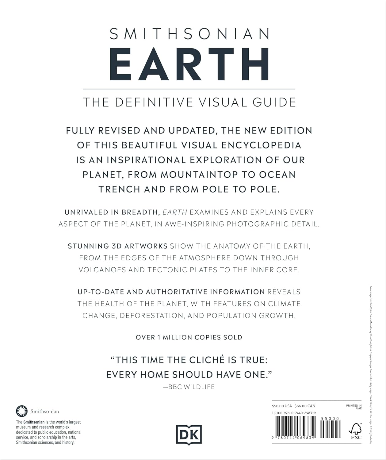 Smithsonian EARTH The Definitive Visual Guide New Edition (Paper Cover)
