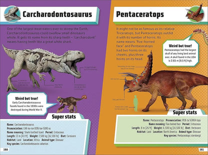 Dinosaur Ultimate Handbook: The Need-to-Know Facts and Stats on More Than 200 Dinosaurs and Prehistoric Creatures (Papercover)