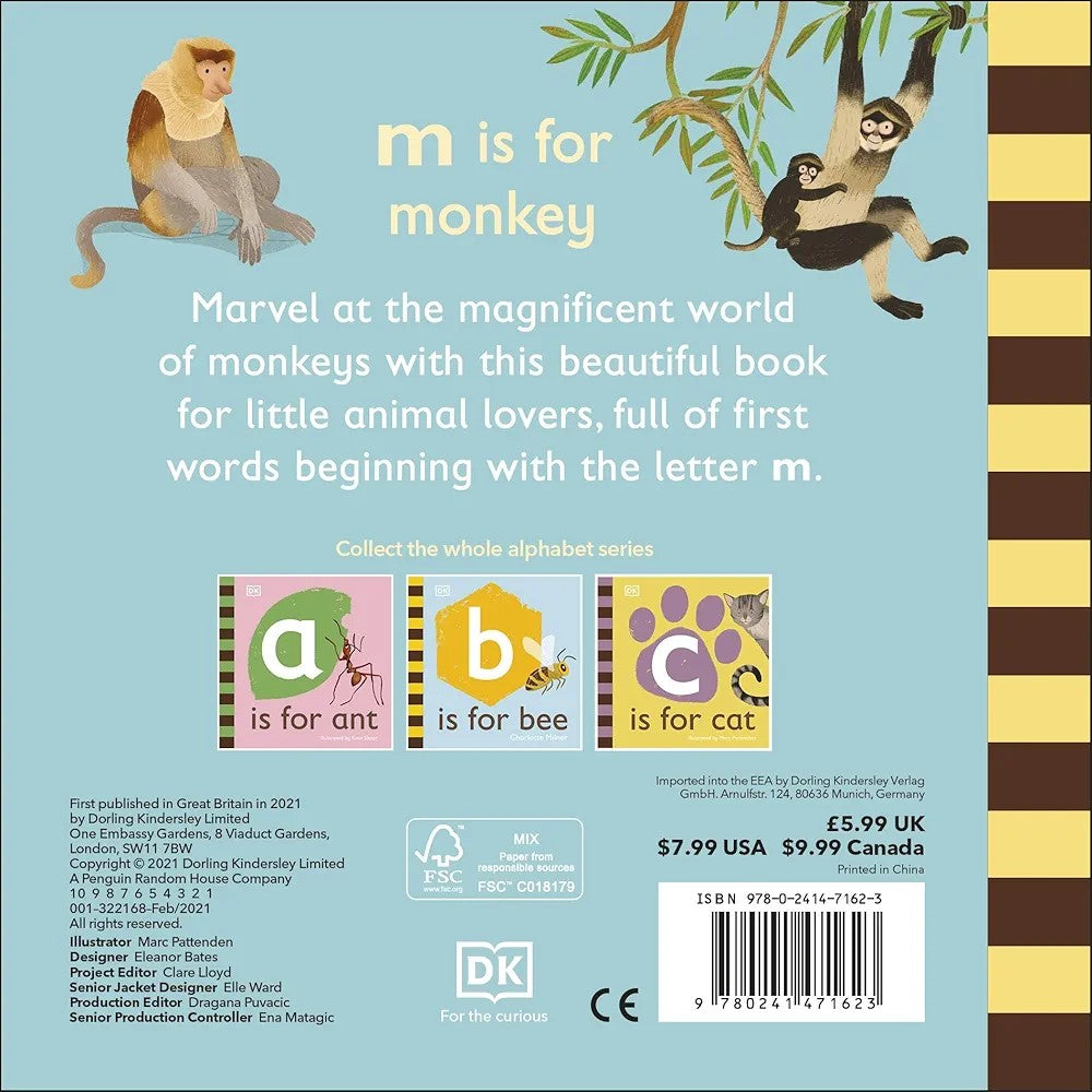 M is for Monkey
